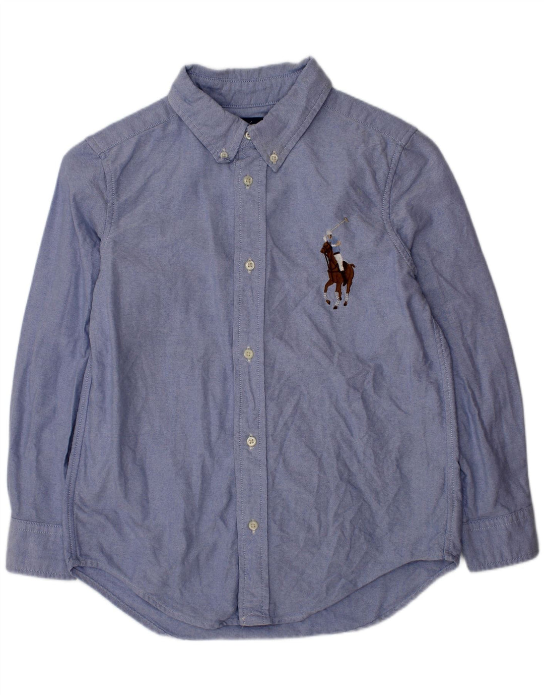 Cămașă RALPH LAUREN Băieți 6-7 Ani Bumbac Albastru