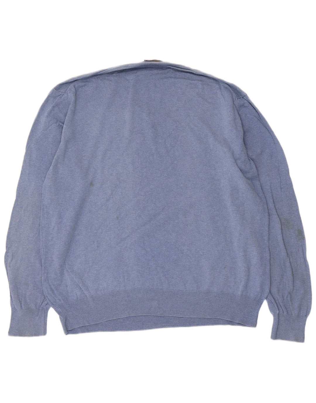 Pulover cu decolteu în V Marlboro Classics pentru bărbați, 2XL, albastru