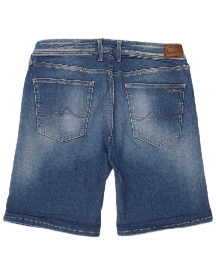Pantaloni scurți din denim pentru damă PEPE JEANS, W30, bumbac albastru mediu