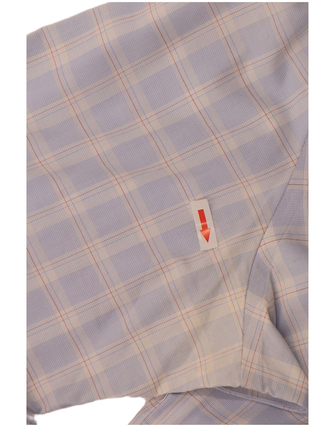 Cămașă înaltă pentru bărbați Tommy Hilfiger Mărimea 18 2XL Bumbac cu check albastru