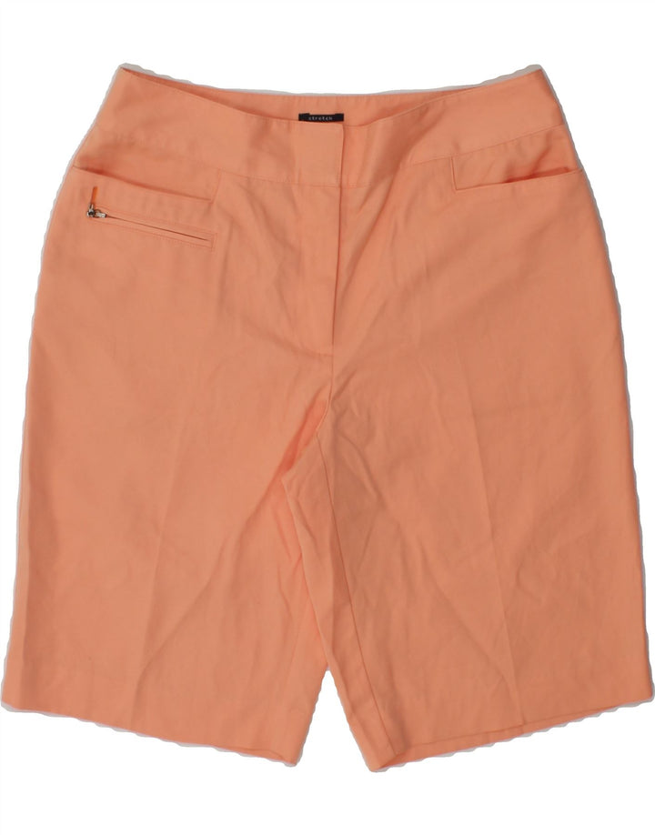 IZOD Womens Stretch Casual Shorts US 8 Medium W30  Pink Polyester Vintage Izod and Second-Hand Izod from Messina Hembry 