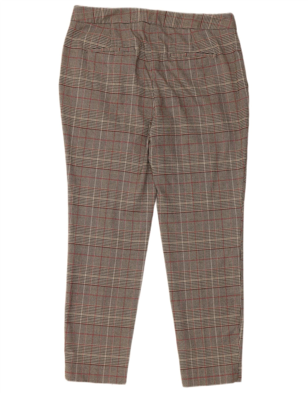 Pantaloni chino slim pentru femei Zara EU 40 Mediu L30 L27 Gri Houndstooth