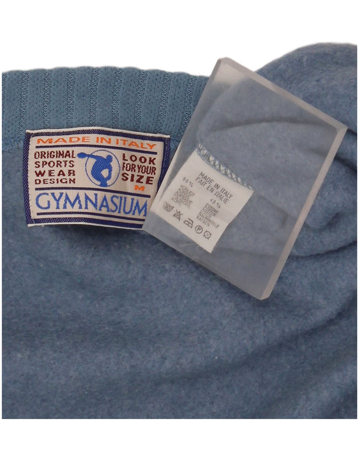 Pulover cardigan pentru bărbați Gymnasium, cu o formă lejeră, albastru mediu acrilic