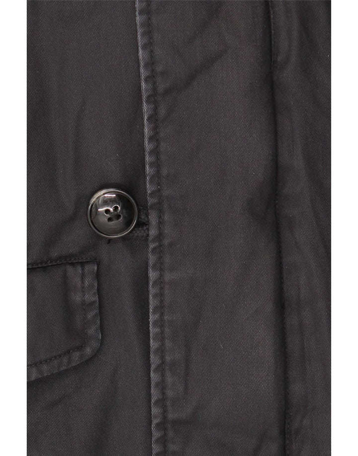 Jachetă parka cu glugă pentru bărbați Woolrich UK 40 mare, albastru bleumarin, bumbac