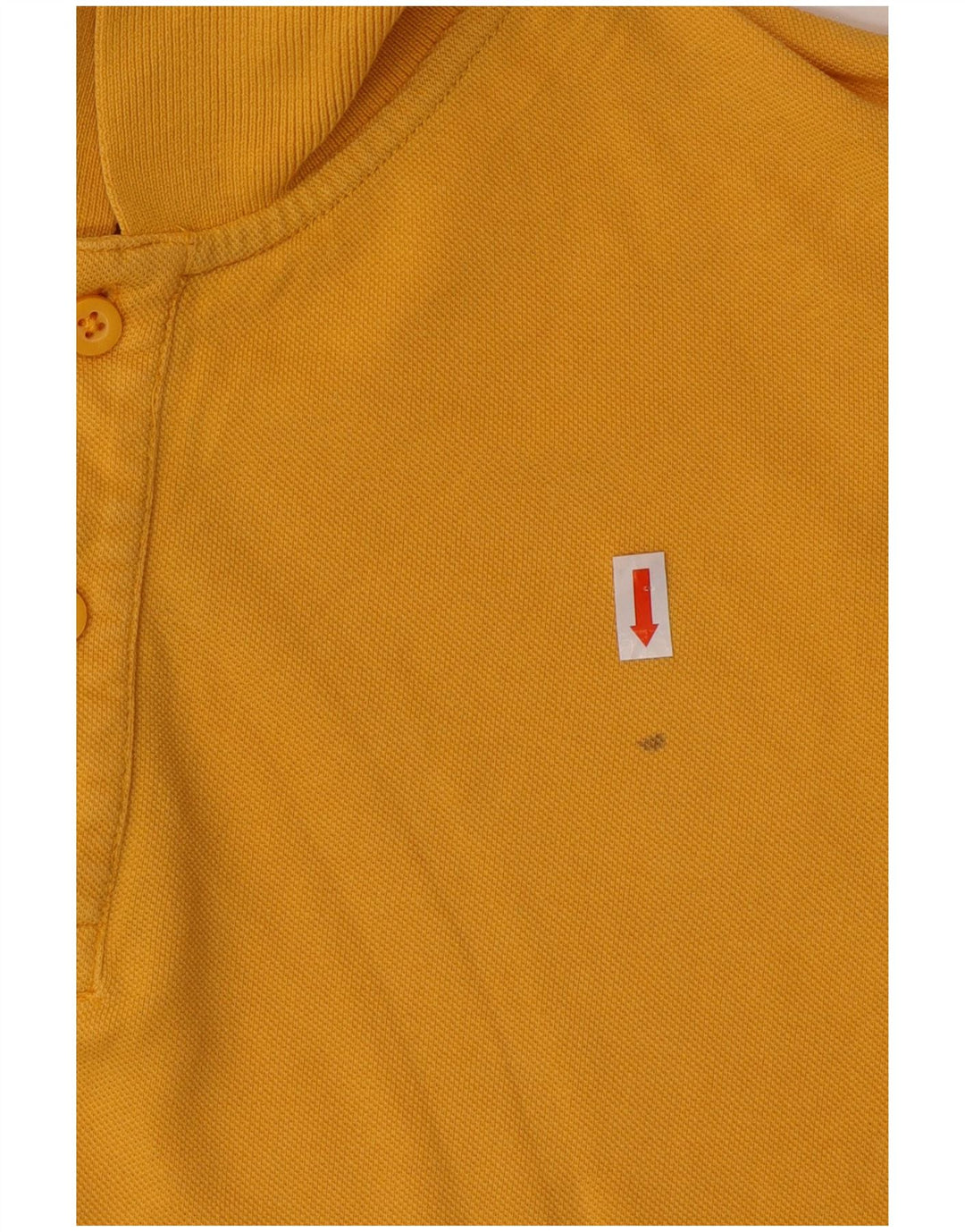 DACK'S Tricou polo pentru bărbați, bumbac galben mare