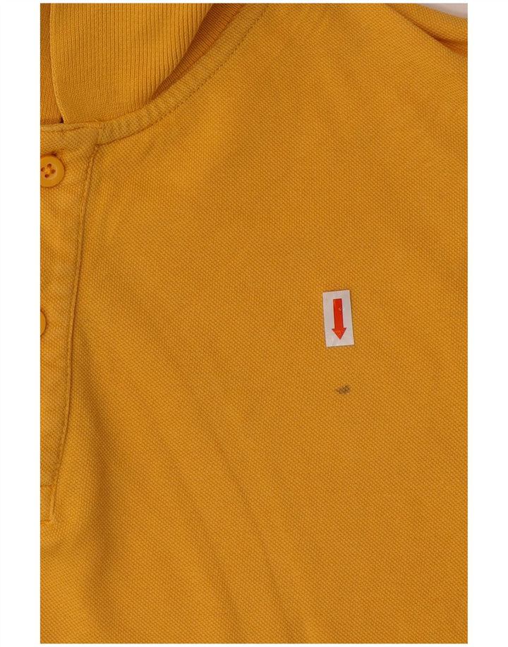 DACK'S Tricou polo pentru bărbați, bumbac galben mare