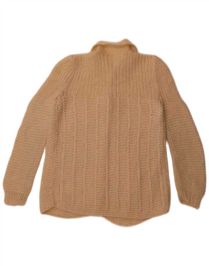 Pulover Cardigan Vintage pentru Damă UK 14 Medium Bej