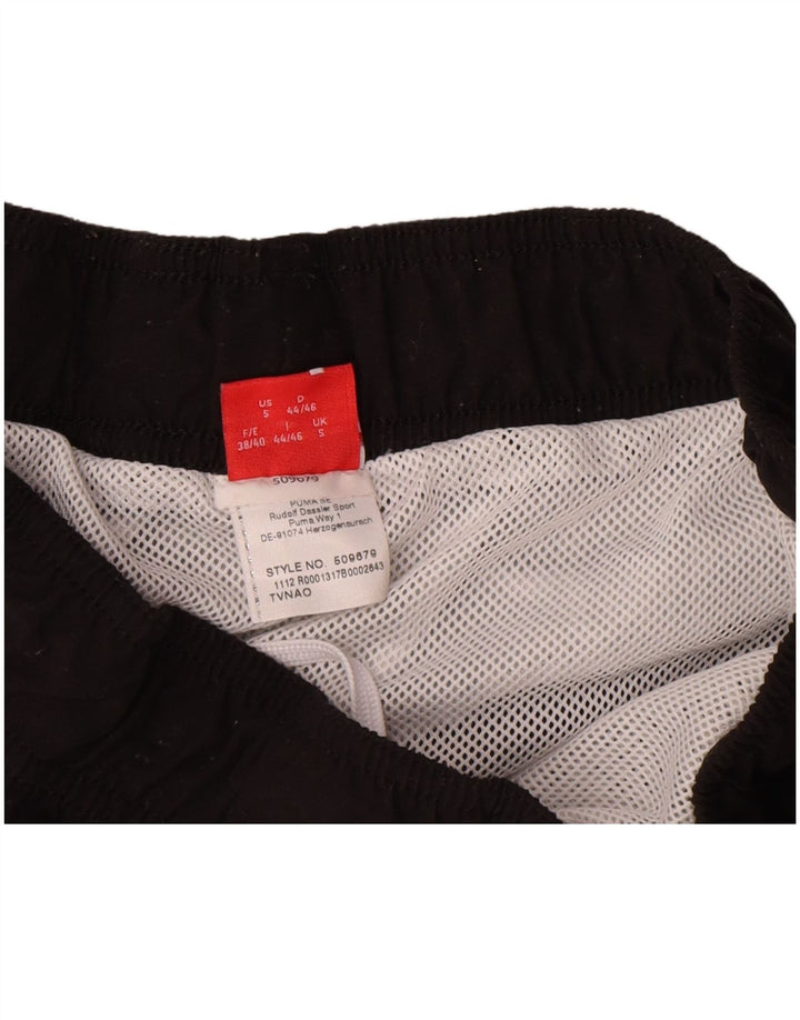 Pantaloni scurți sport grafic Puma pentru bărbați, negru, poliester color bloc