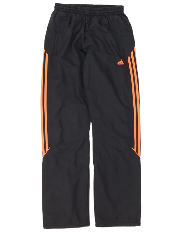 Pantaloni de trening Adidas baieti 15-16 ani poliester negru