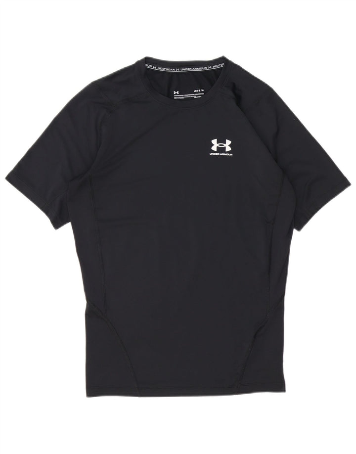 Tricou Under Armour pentru bărbați Heat Gear Top mare din poliester negru
