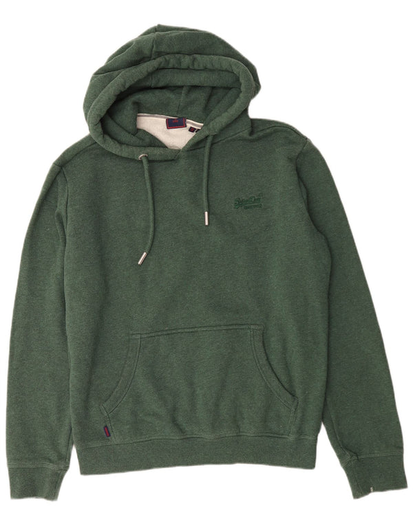 Pulover Superdry pentru bărbați, bumbac verde mare