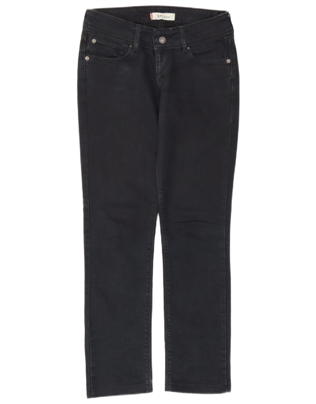 Blugi Levi's 571 Slim pentru femei W26 L28 bleumarin