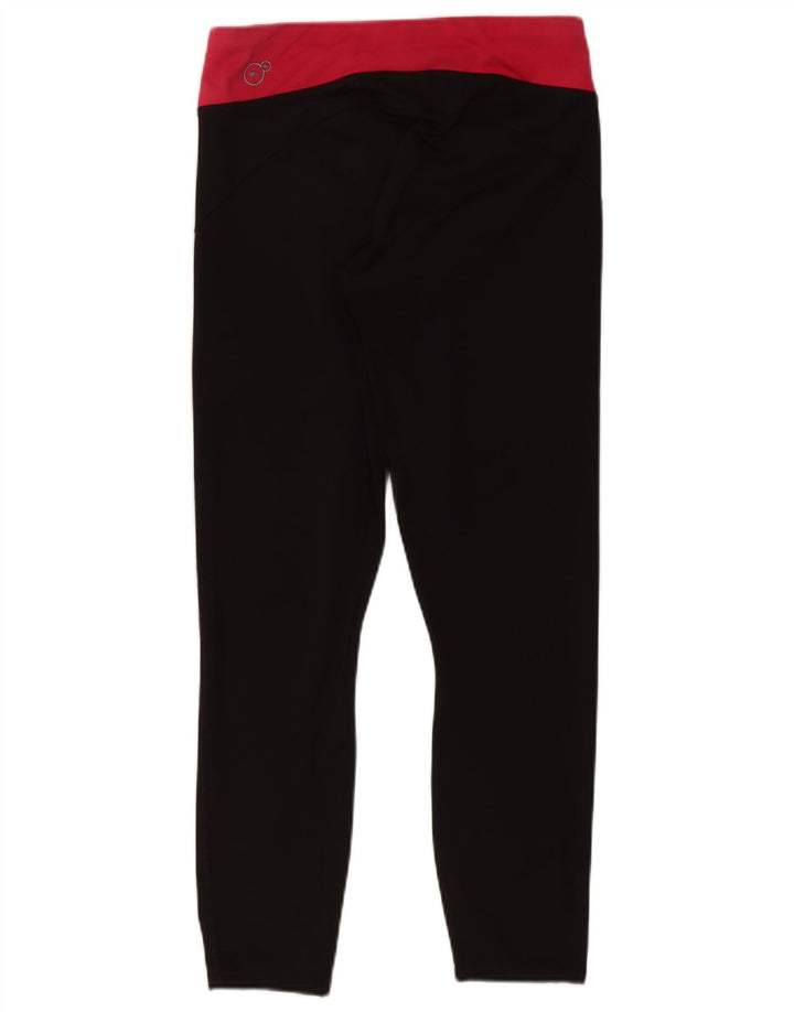 Leggings crop pentru femei Puma UK 8, negru, poliester color bloc