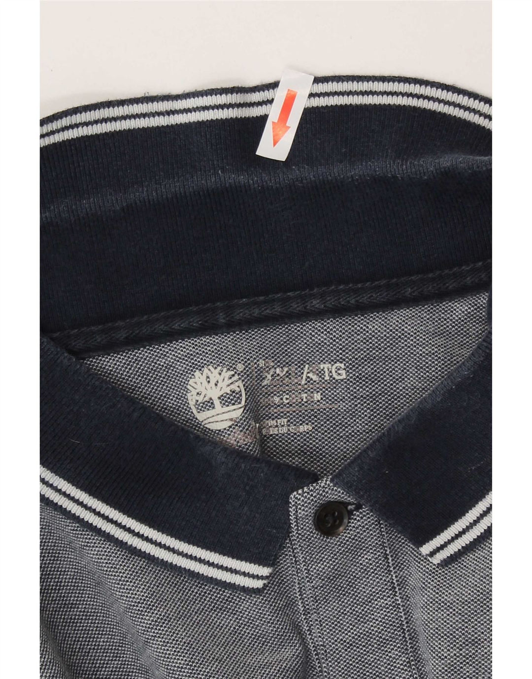 Tricou polo pentru bărbați Timberland 2XL, bumbac albastru