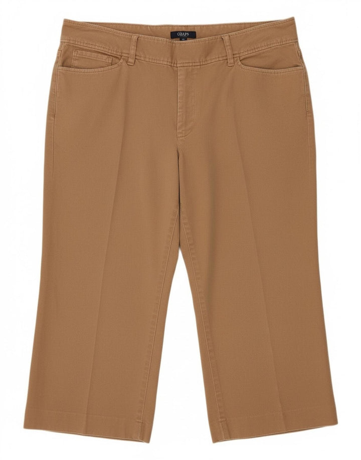 Pantaloni Capri pentru femei Chaps US 18 2XL W38 L20 Bej Bumbac