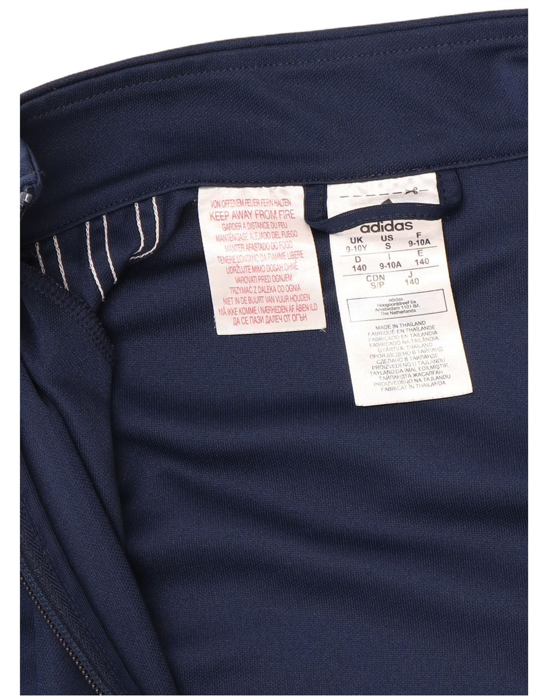 Jachetă de trening Aeroready ADIDAS pentru băieți, 9-10 ani, poliester bleumarin