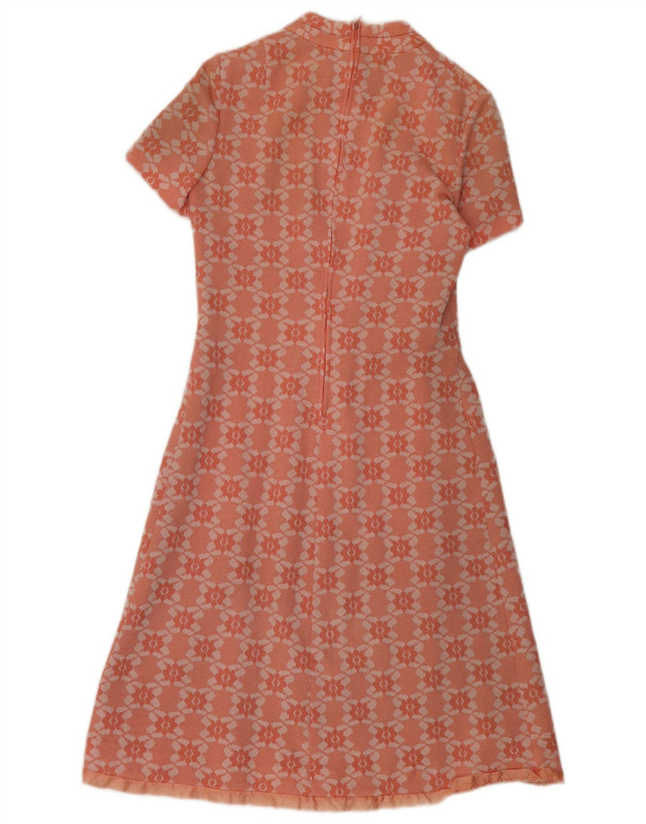 DIOLEN LOFT Womens A-Line Dress EU 36 Small Orange Floral Polyester