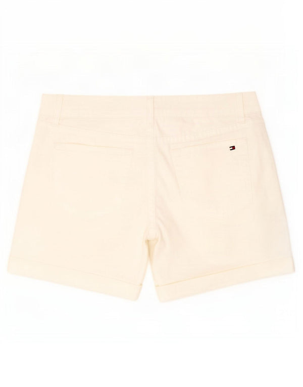 Pantaloni scurti chino Tommy Hilfiger pentru femei US 6 Medium W32 Bumbac alb