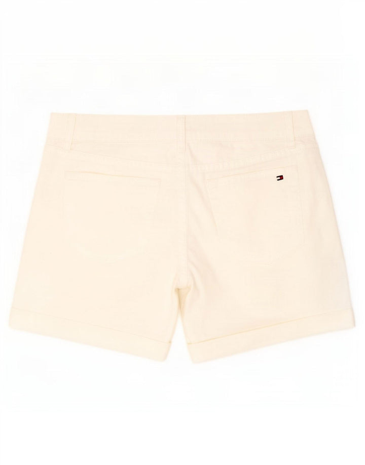 Pantaloni scurti chino Tommy Hilfiger pentru femei US 6 Medium W32 Bumbac alb