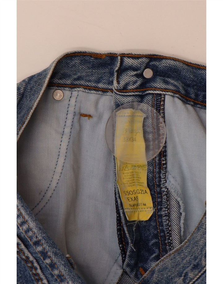 WRANGLER Blugi drepte pentru bărbați Texas W33 L30 bumbac albastru