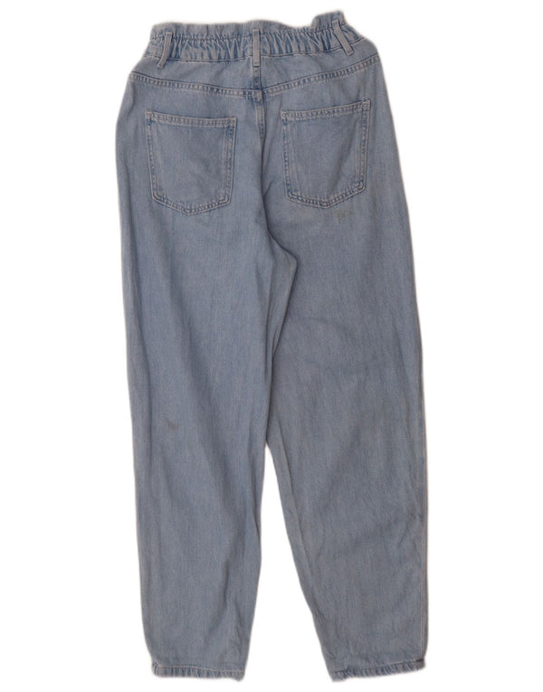 Blugi conici pentru femei cu talie înaltă Zara EU 36 XS L26 L28 Bumbac albastru