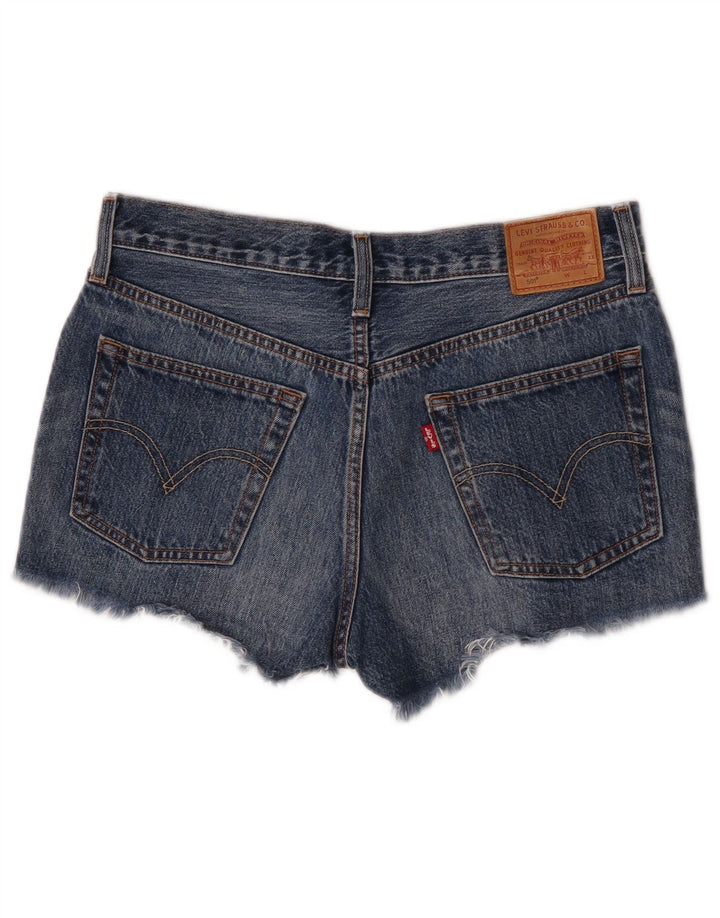 Pantaloni scurți Levi's 501 Denim W28 Medium Blue Bumbac