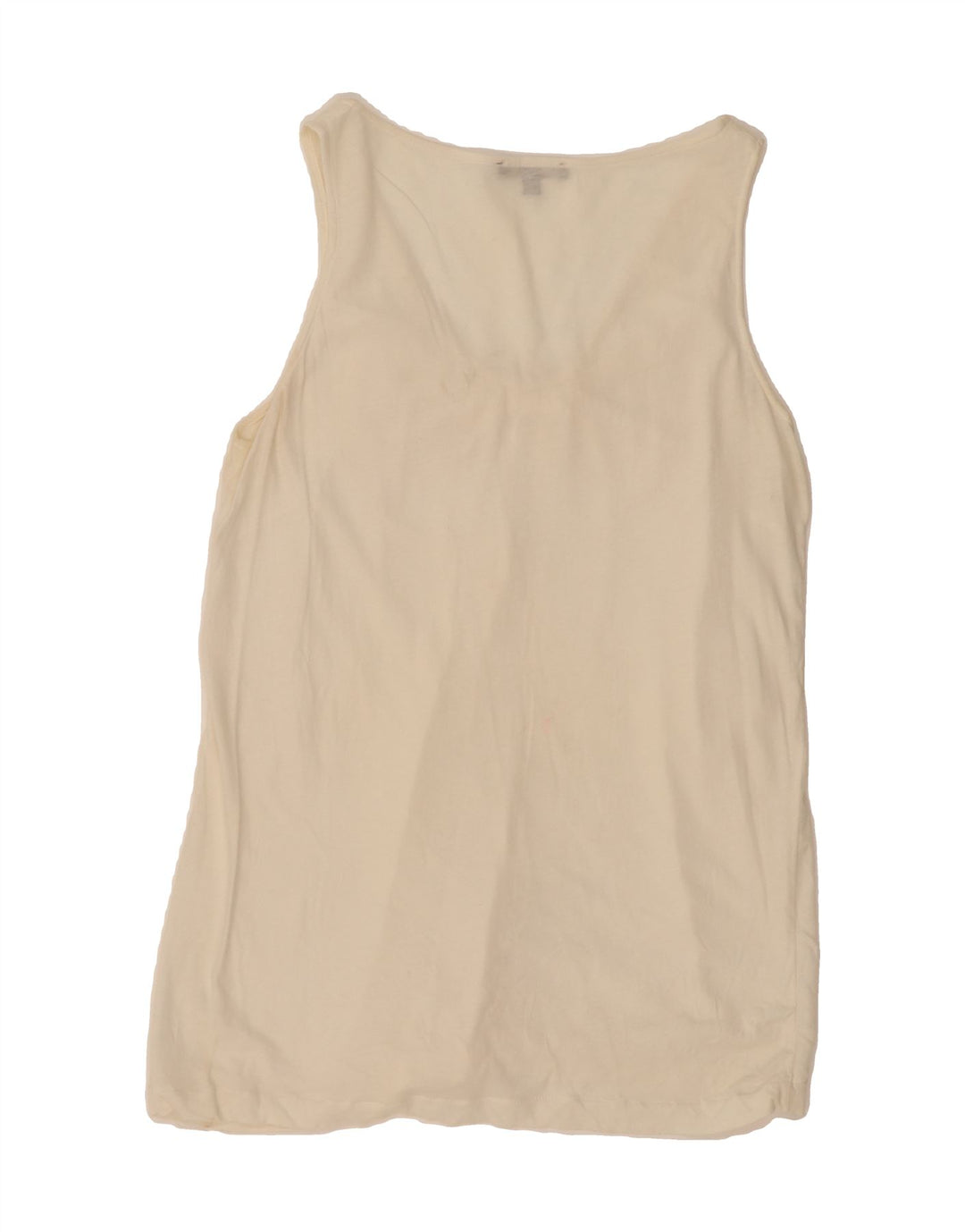 MASSIMO DUTTI Womens Sleeveless Blouse Top UK 12 Medium White Vintage Massimo Dutti and Second-Hand Massimo Dutti from Messina Hembry 