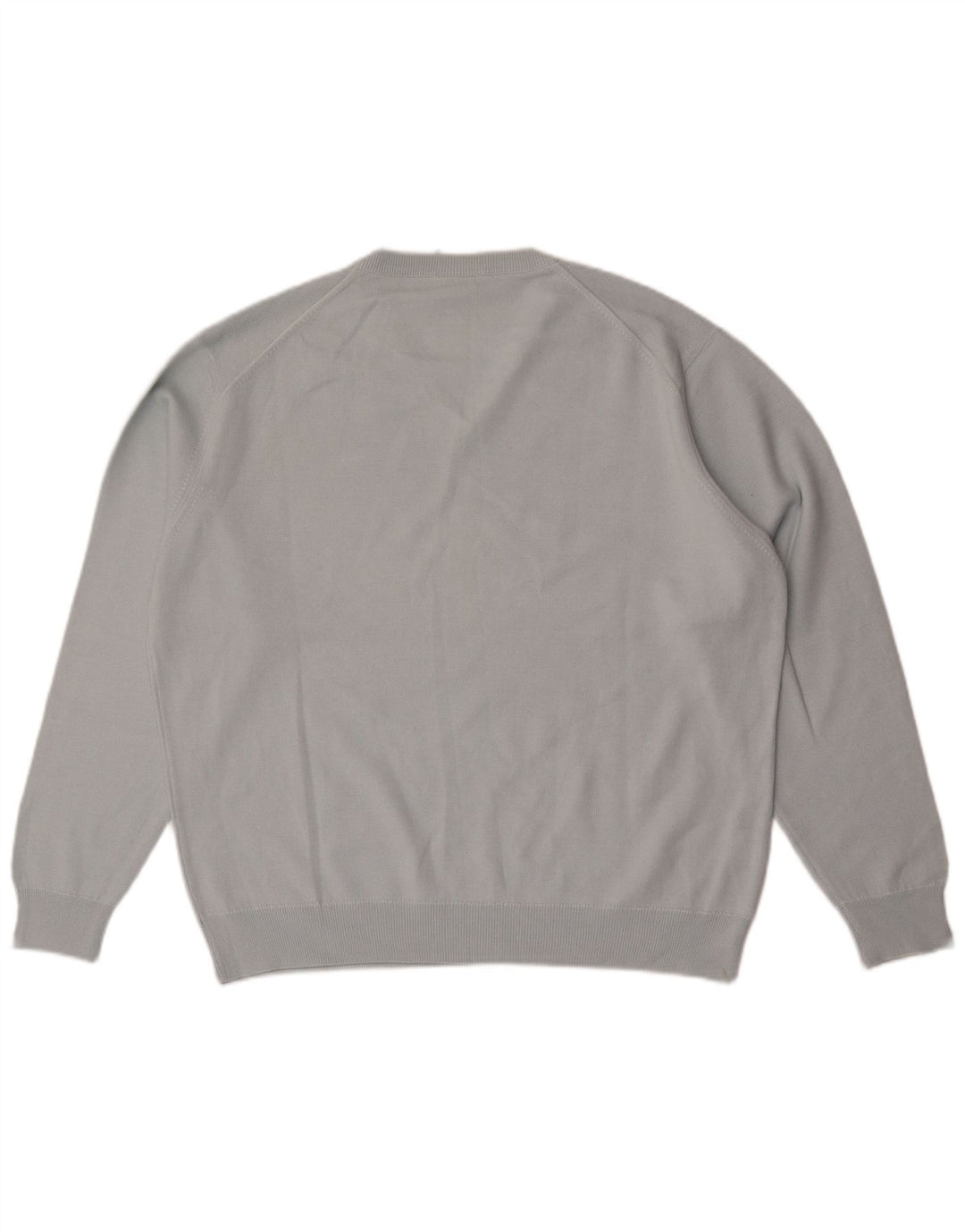 Pulover pentru bărbați Lacoste cu decolteu în V, mărimea 6 XL, lână albastră