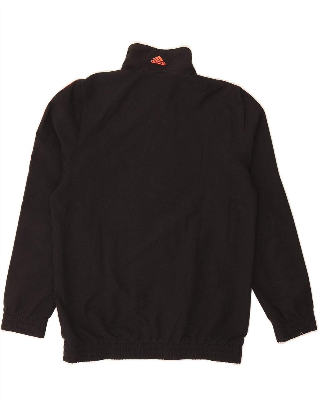 ADIDAS Boys Graphic Tracksuit Top Jacket 11-12 Years Black Polyester Vintage Adidas and Second-Hand Adidas from Messina Hembry 