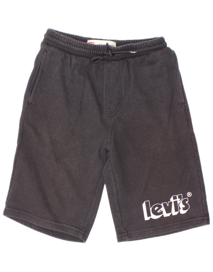 Levi's Boys Graphic Sport Shorts 9-10 Years Black Cotton
