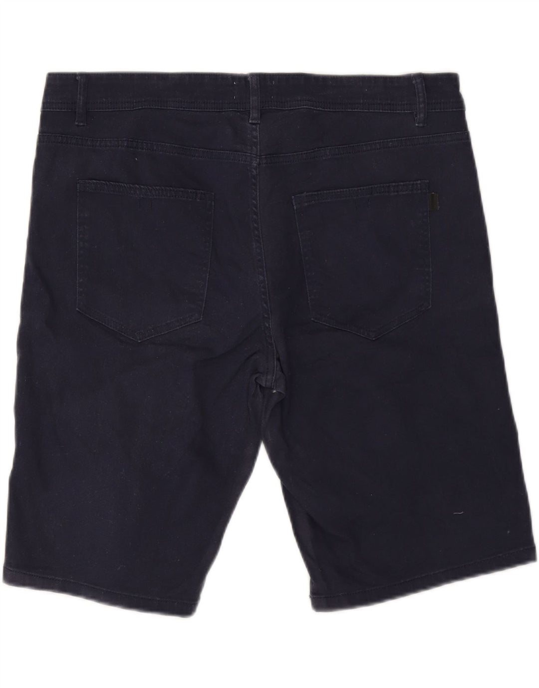 JULES Womens Denim Shorts IT 48 XL W38 Navy Blue Cotton
