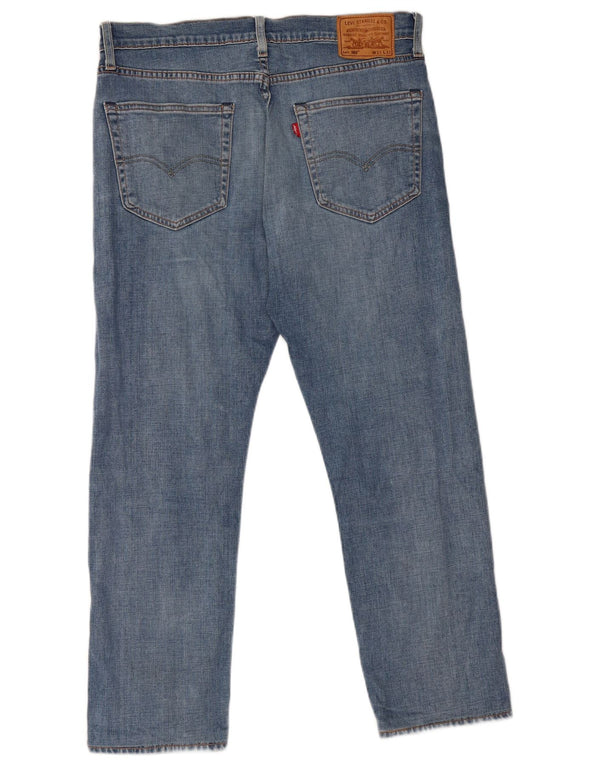 Blugi conici pentru bărbați Levi's 502 W33 L26 Bumbac albastru