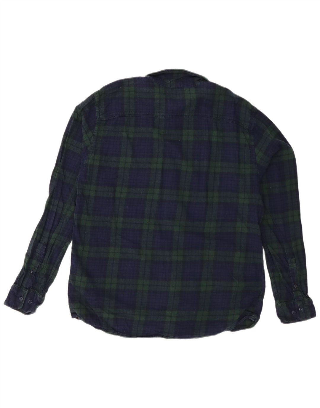 Cămașă de flanel premium pentru bărbați JACK & JONES XL, bumbac cu carouri bleumarin