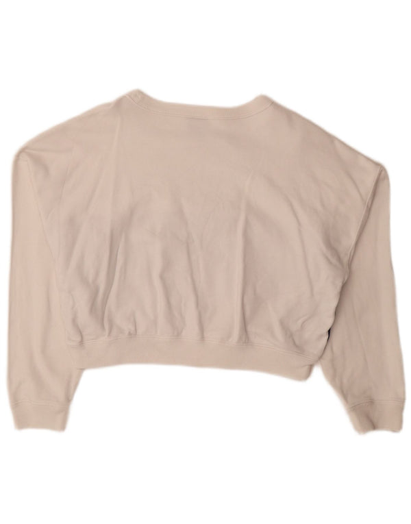 Pulover pentru femei Champion Crop Pulover UK 14 Medium White Colorblock