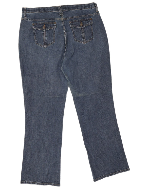 Blugi drepti pentru femei Lee US 20 2XL W40 L30 Bumbac albastru