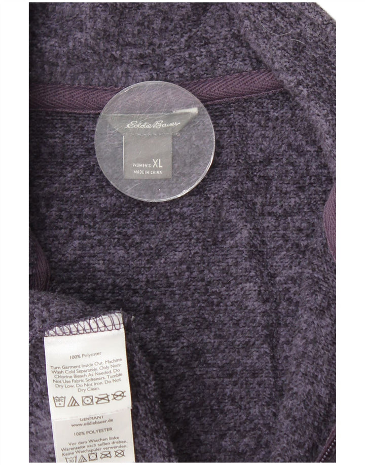 Jachetă de trening pentru femei EDDIE BAUER UK 18 XL poliester bleumarin