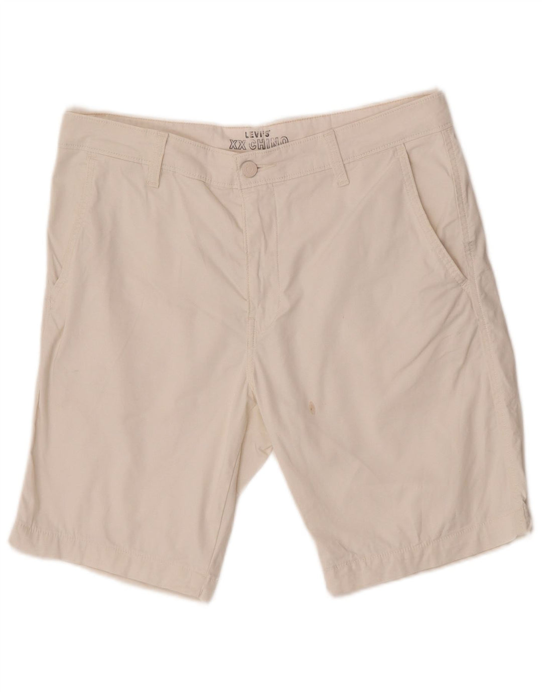 Pantaloni scurți chino pentru bărbați Levi's W32 bumbac alb mediu