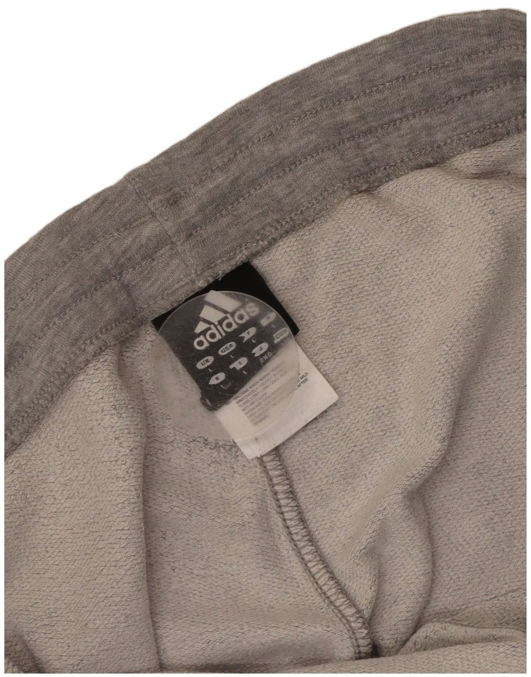 Pantaloni de trening Adidas pentru bărbați Joggeri mari, gri, bumbac