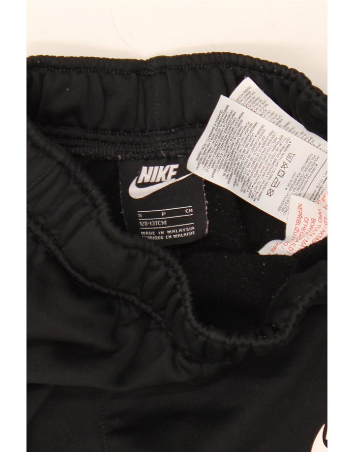 Nike băieți pantaloni de trening Pantaloni de jogging 8-9 ani poliester negru mic