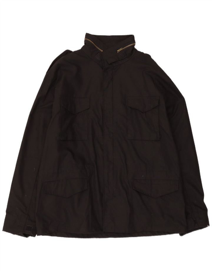 Jachetă vintage pentru bărbați, UK 44 2XL, poliester negru