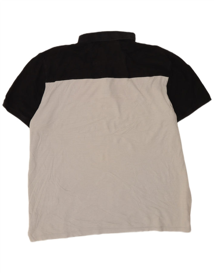 Cămașă polo Calvin Klein pentru bărbați 2XL, bumbac color-bloc multicolor