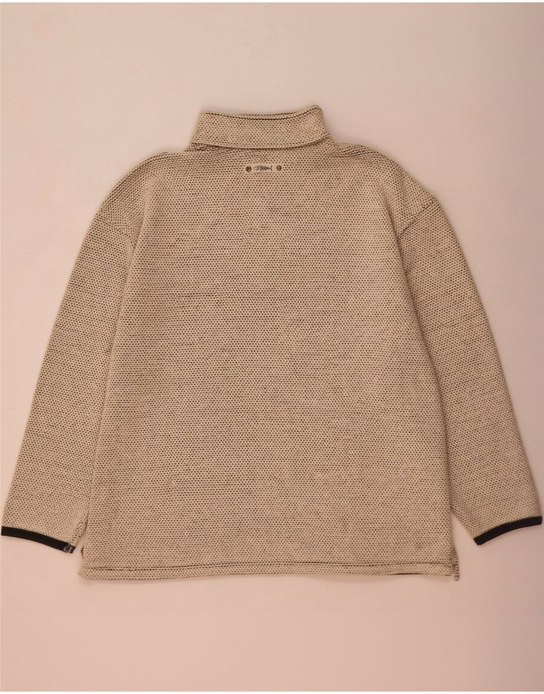 Hanorac pentru bărbați Weird Fish, cu fermoar și gât, Jumper XL, bej, bumbac