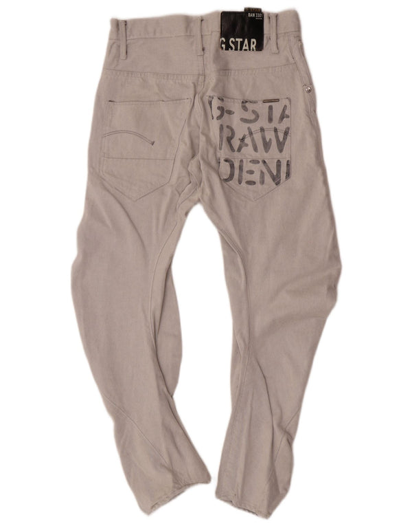 G-Star Mens Arc Graphic Loose Fit Tapered Jeans W30 L27 Grey Cotton