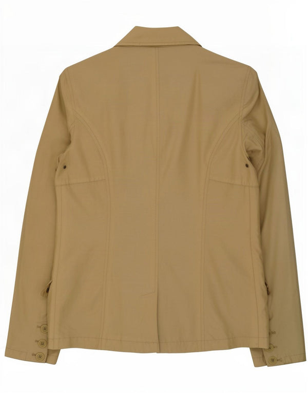 Sacou Woolrich pentru femei cu 3 nasturi, UK 16, bumbac kaki mare