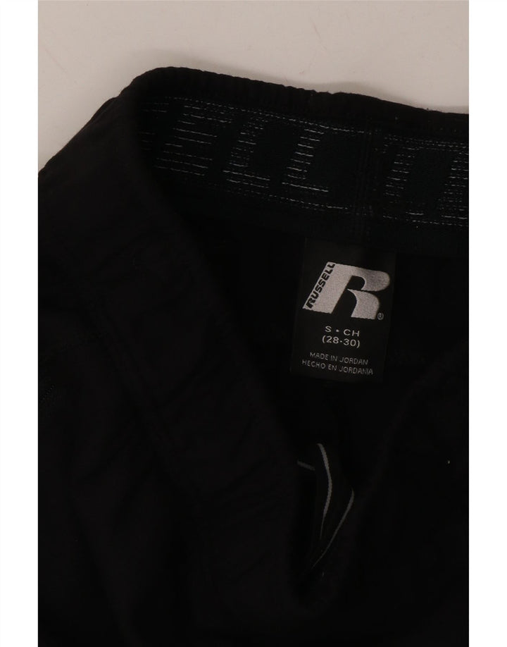 RUSSELL ATHLETIC Mens Tracksuit Trousers Small  Black Polyester Vintage Russell Athletic and Second-Hand Russell Athletic from Messina Hembry 