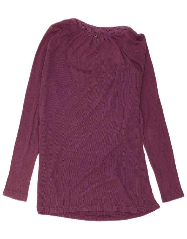 Marlboro Classics Top pentru femei cu mânecă lungă UK 14 Large Violet