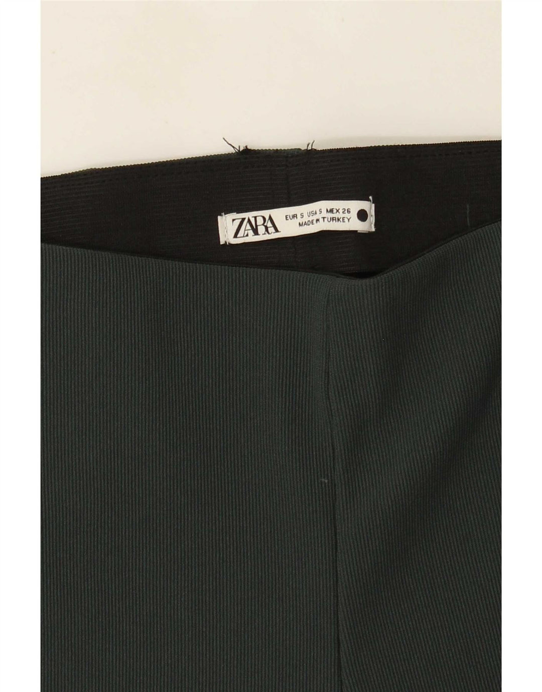Leggings Flare pentru femei Zara UK 8 Mic Verde