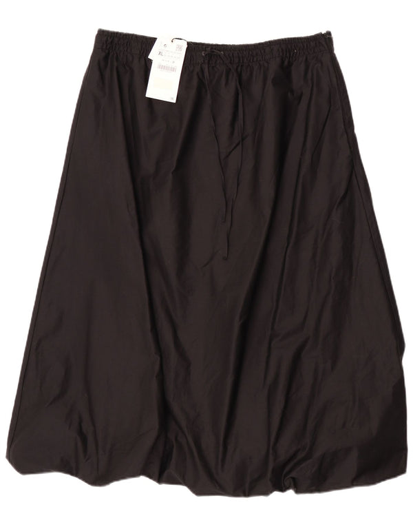 Fusta Bubble pentru femei Zara XL W32 bumbac negru