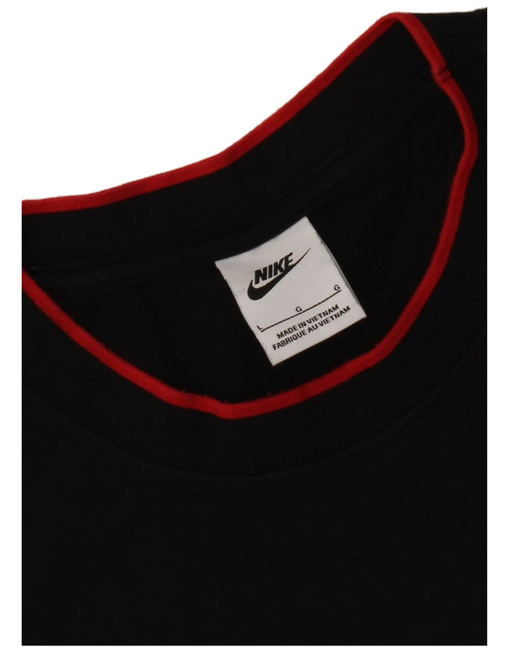 Tricou pentru bărbați Nike Top Large Negru