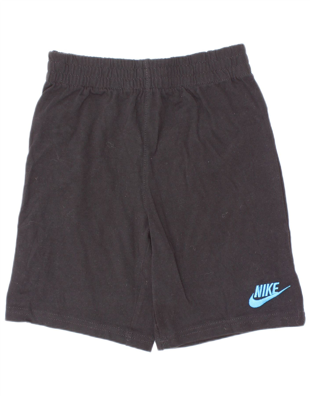 Pantaloni scurți sport Nike pentru băieți 5-6 ani, bumbac mediu negru
